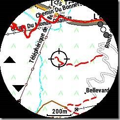 Forerunner 945 MTB classic map